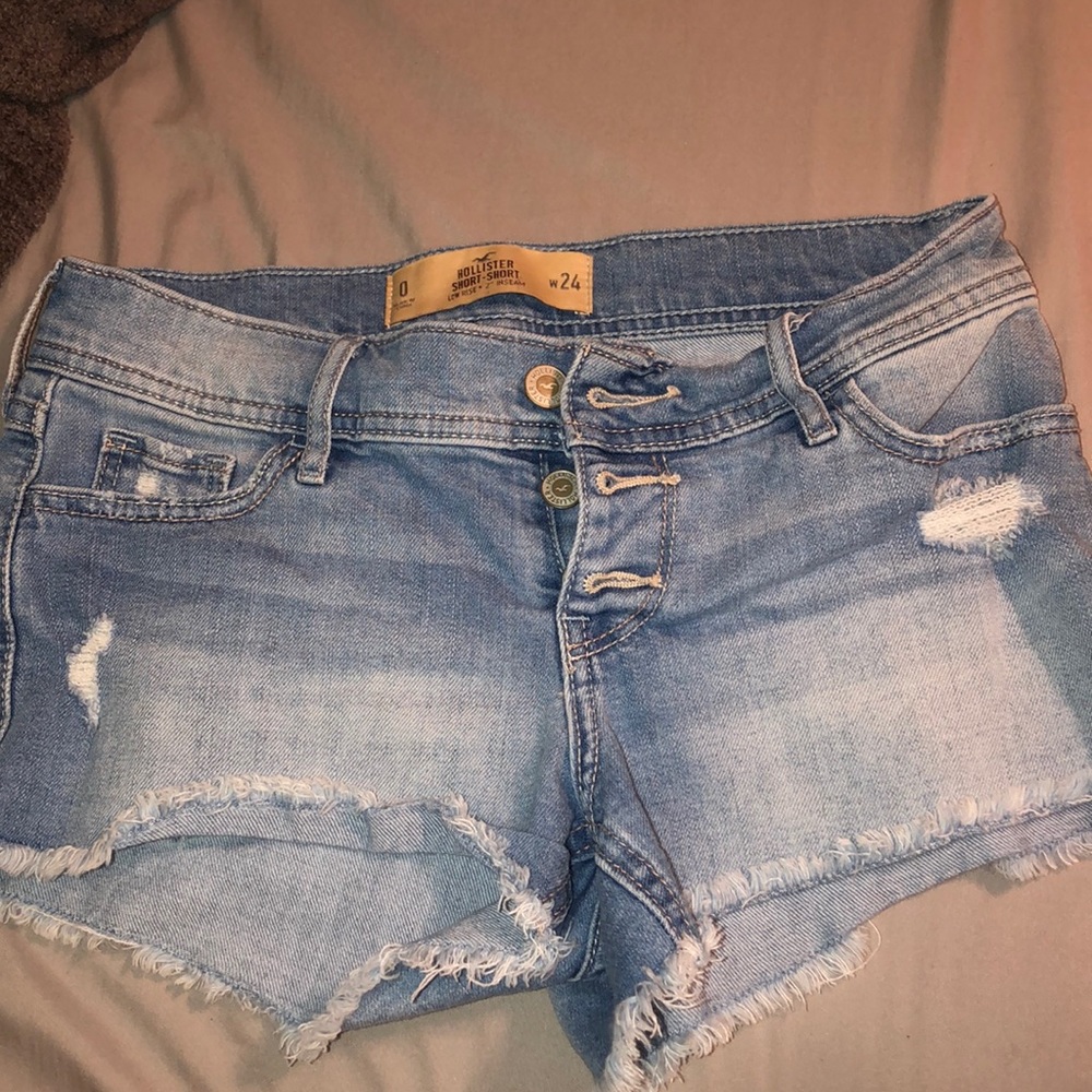 Hollister jean shorts